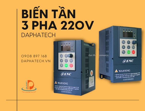 biến tần 3 pha 220v 