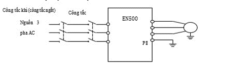 đấu biến tần 3 pha