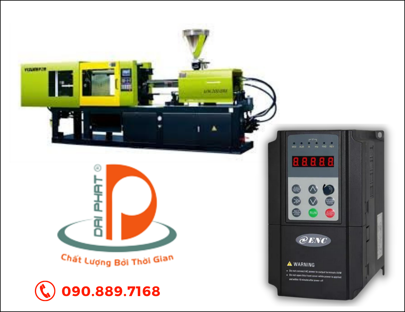 giải pháp biến tần máy ép nhựa